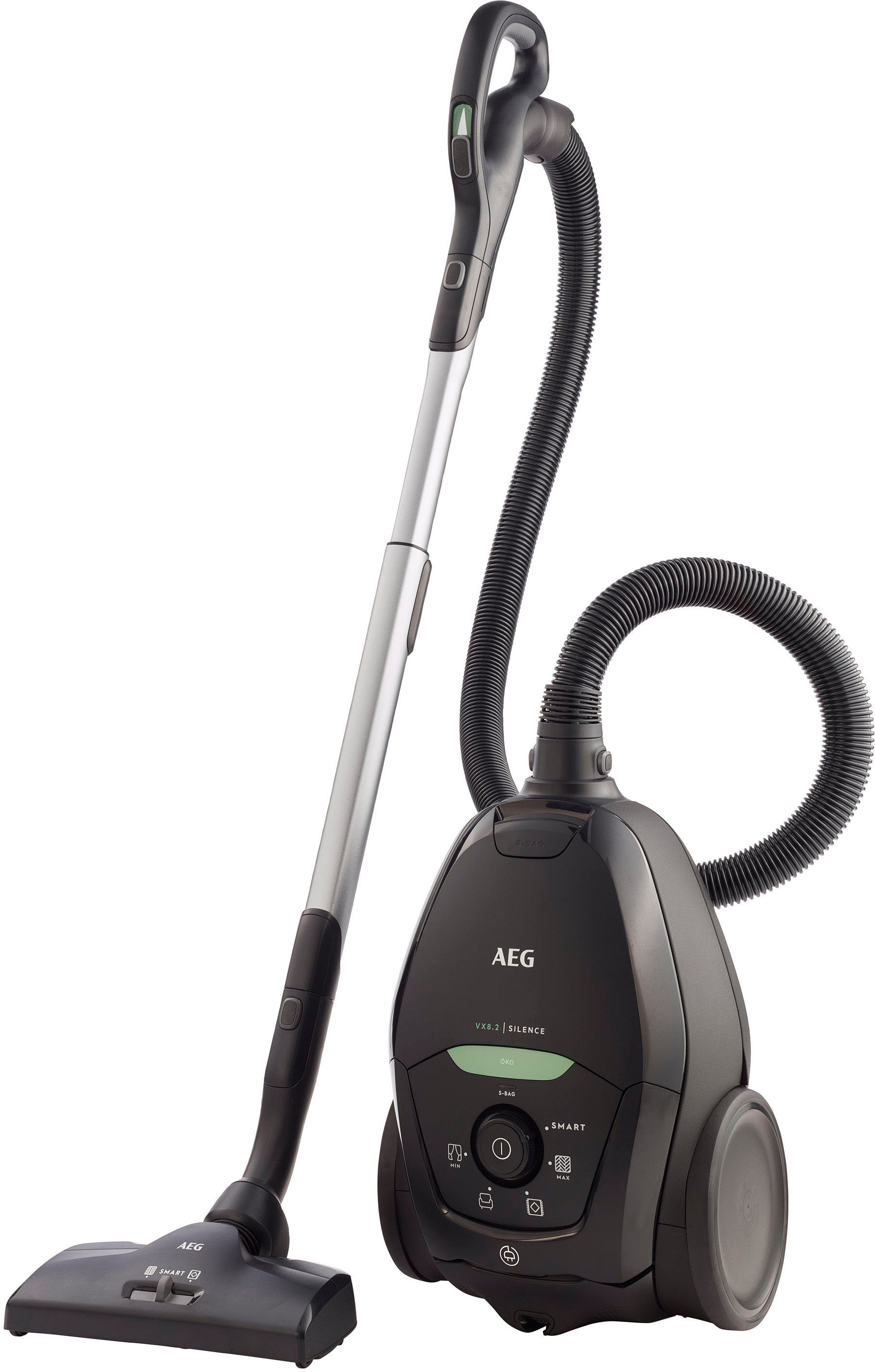 AEG Bodenstaubsauger VX82-1-ÖKO, 600 W, mit Beutel, aus 75% Recyclingkunststoff