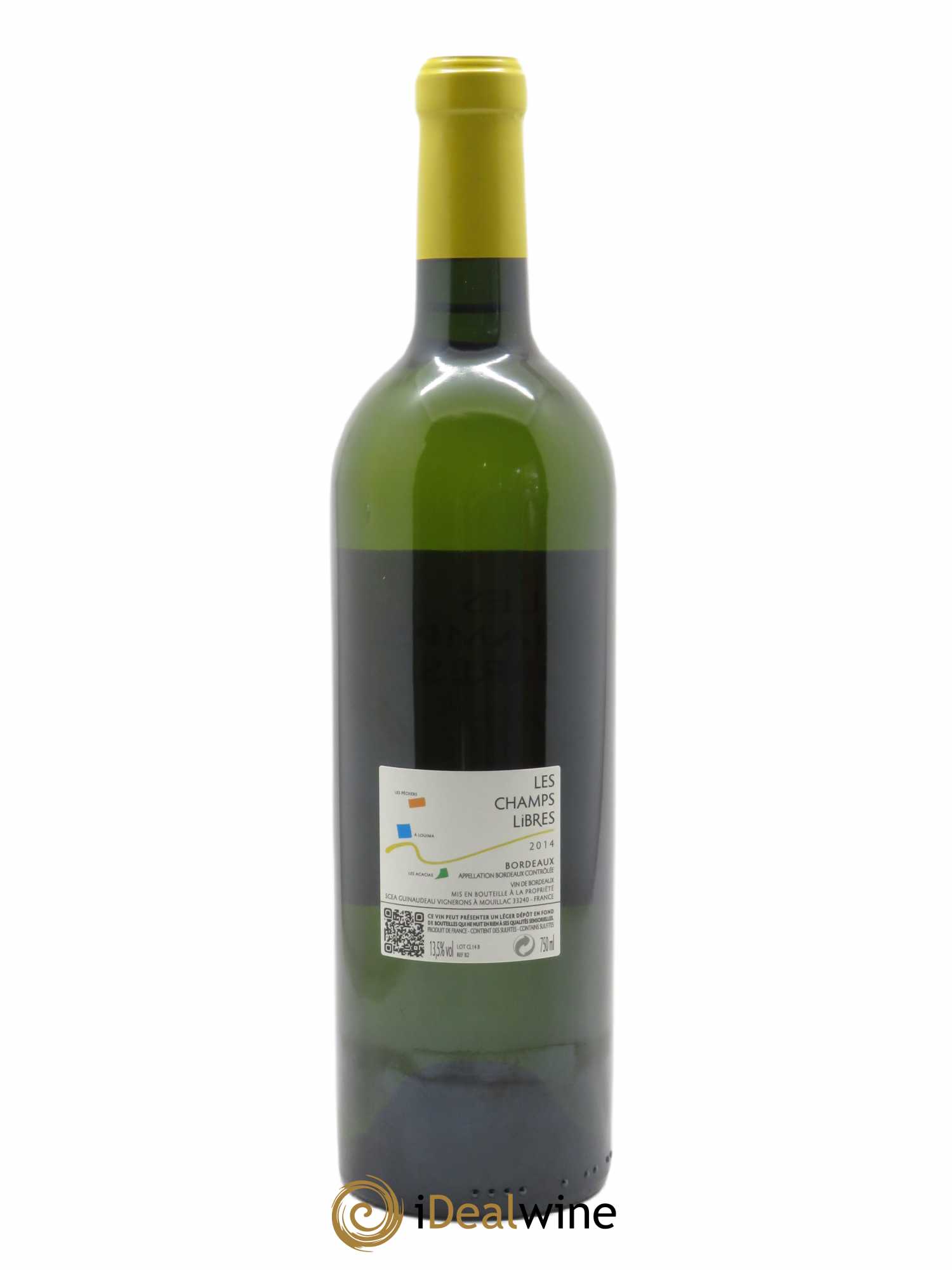 Les Champs Libres (CBO à partir de 3 bts) 2014 - Lot de 1 Bouteille