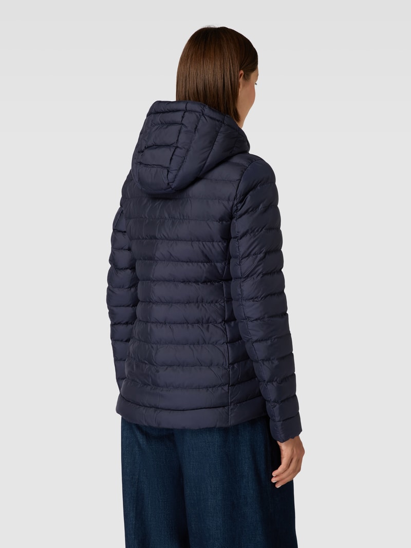 Steppjacke mit Zweiwege-Reißverschluss in marineblau