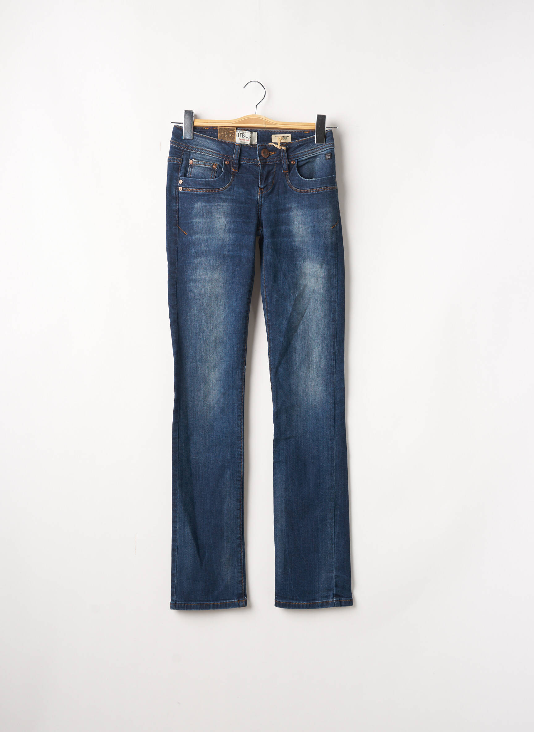 Ltb Jeans Coupe Droite Femme couleur bleu