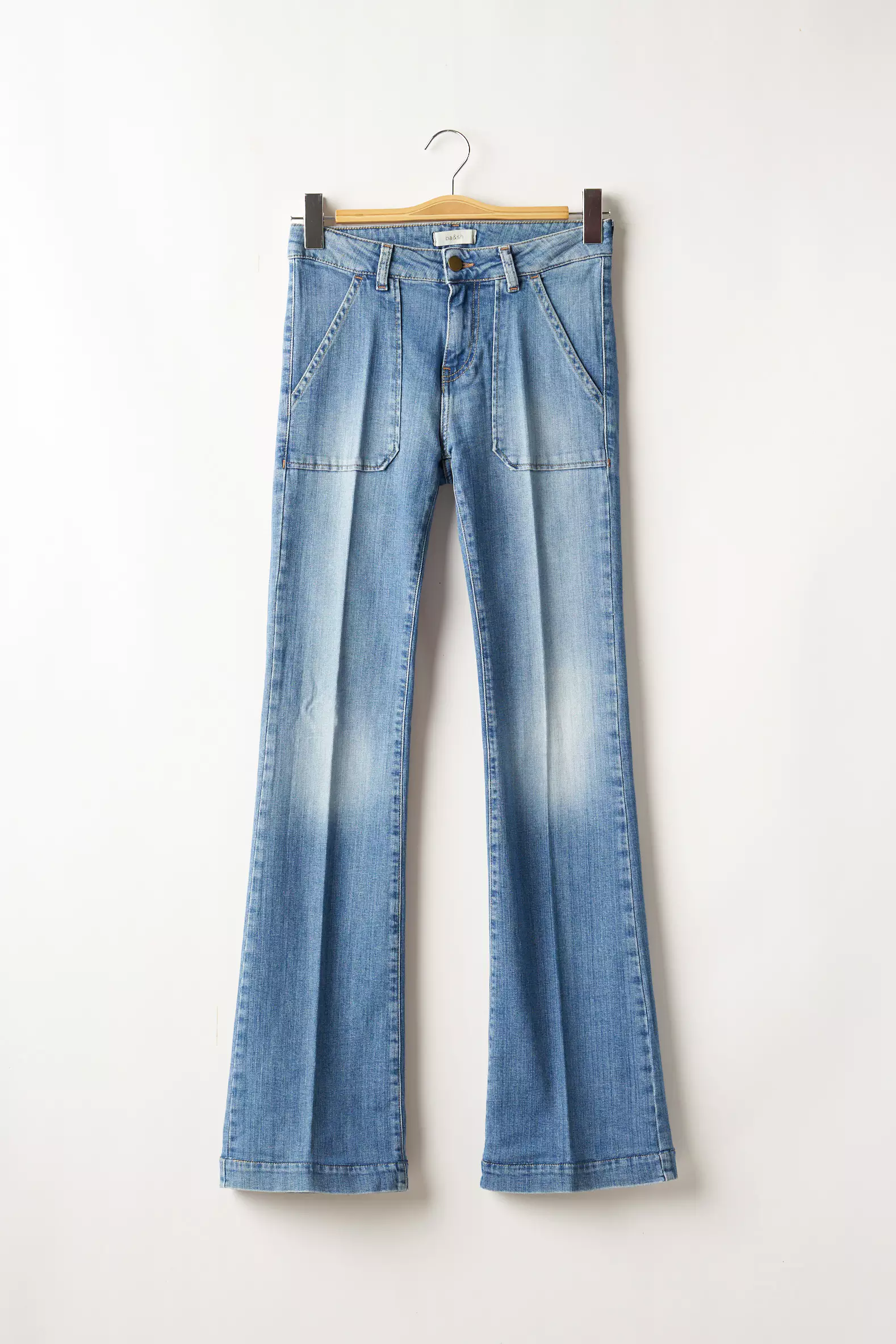 Ba Sh Jean Flare Femme couleur bleu