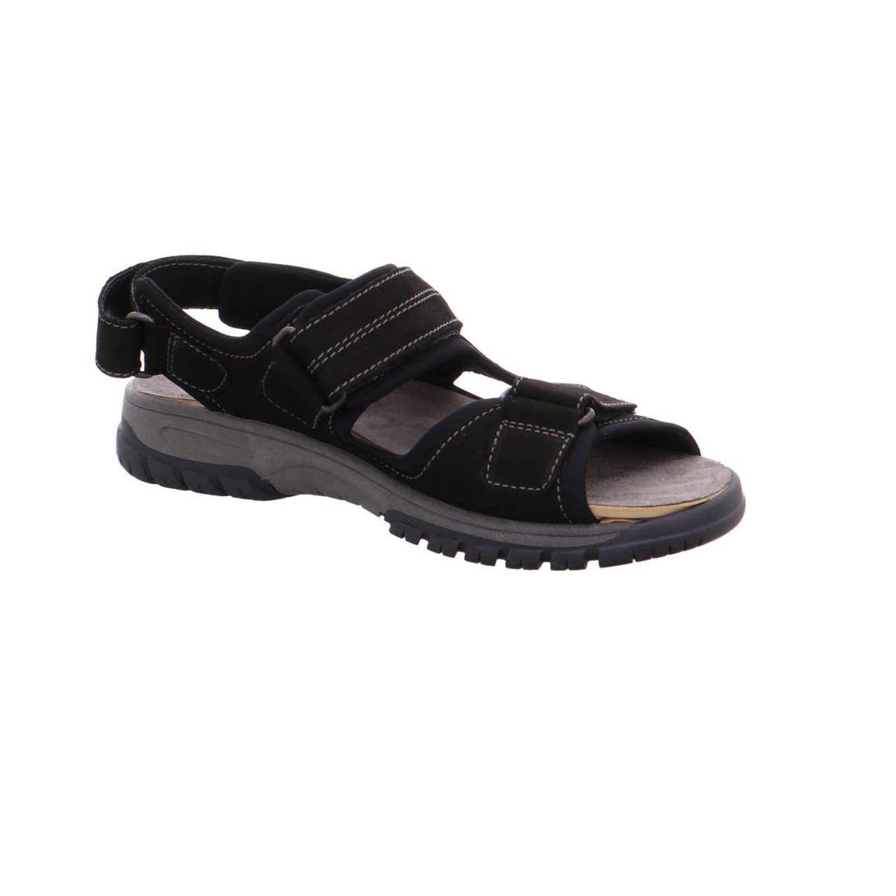 WALDLÄUFER Komfort Sandalen schwarz