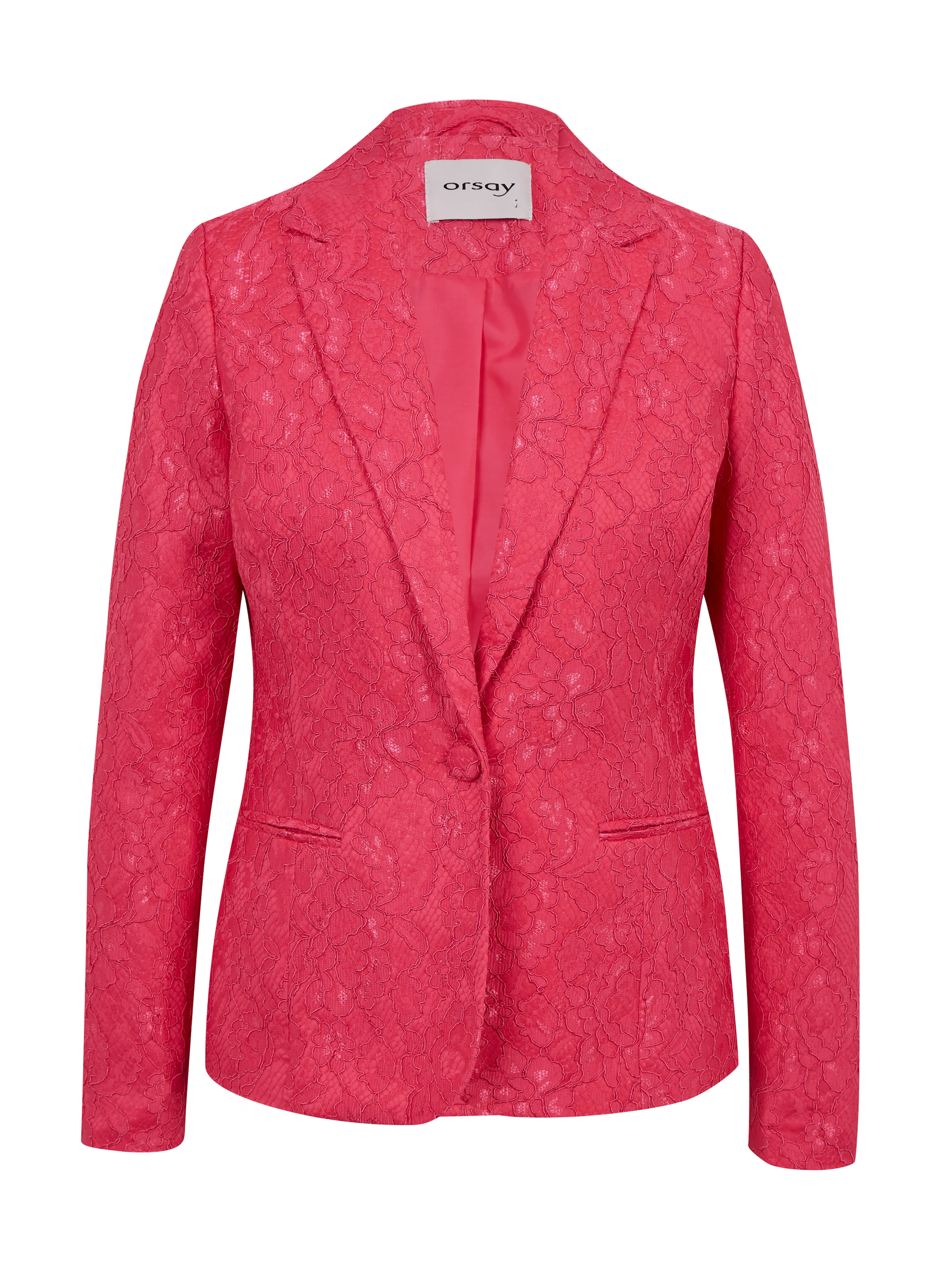 Rosa gemusterte Damenjacke ORSAY