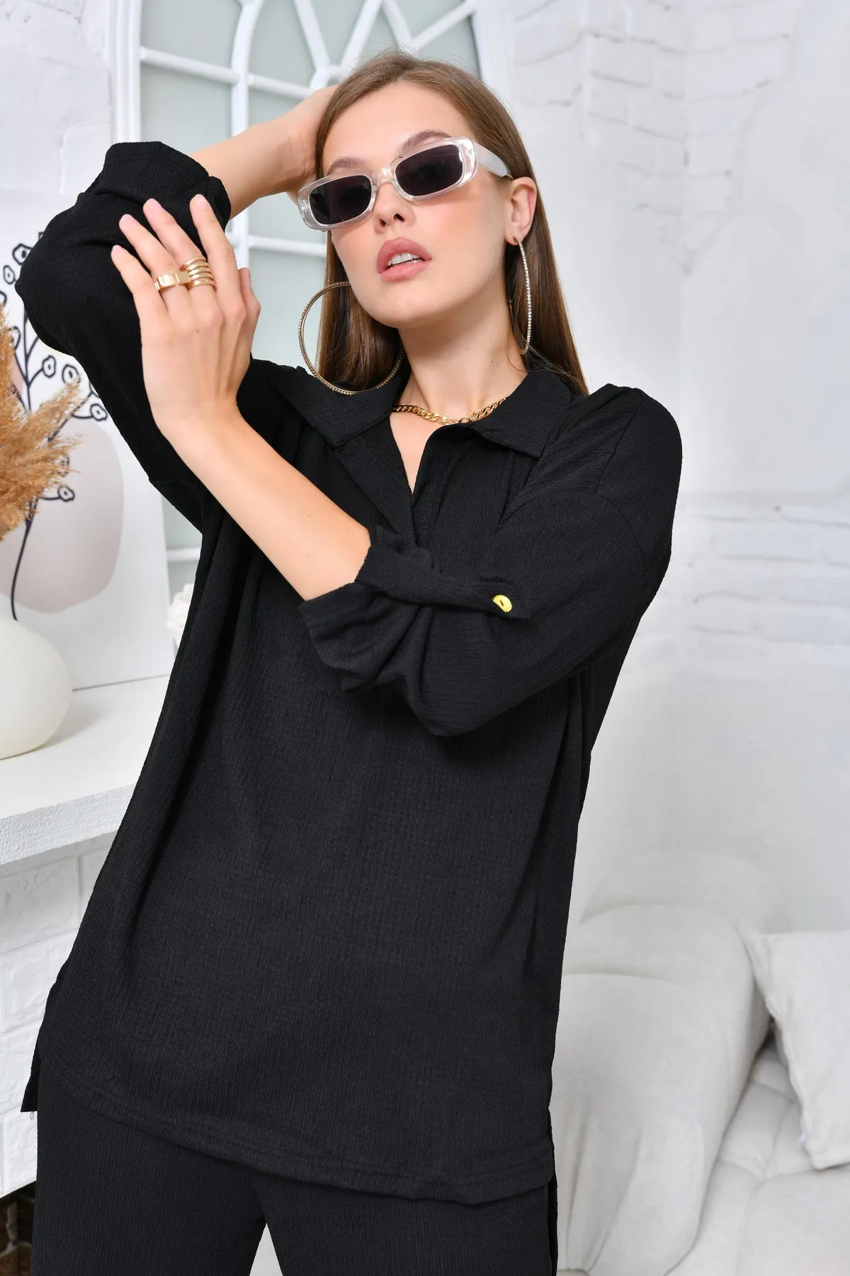VOLT CLOTHİNG  Zweiteiler - Schwarz - Regular Fit