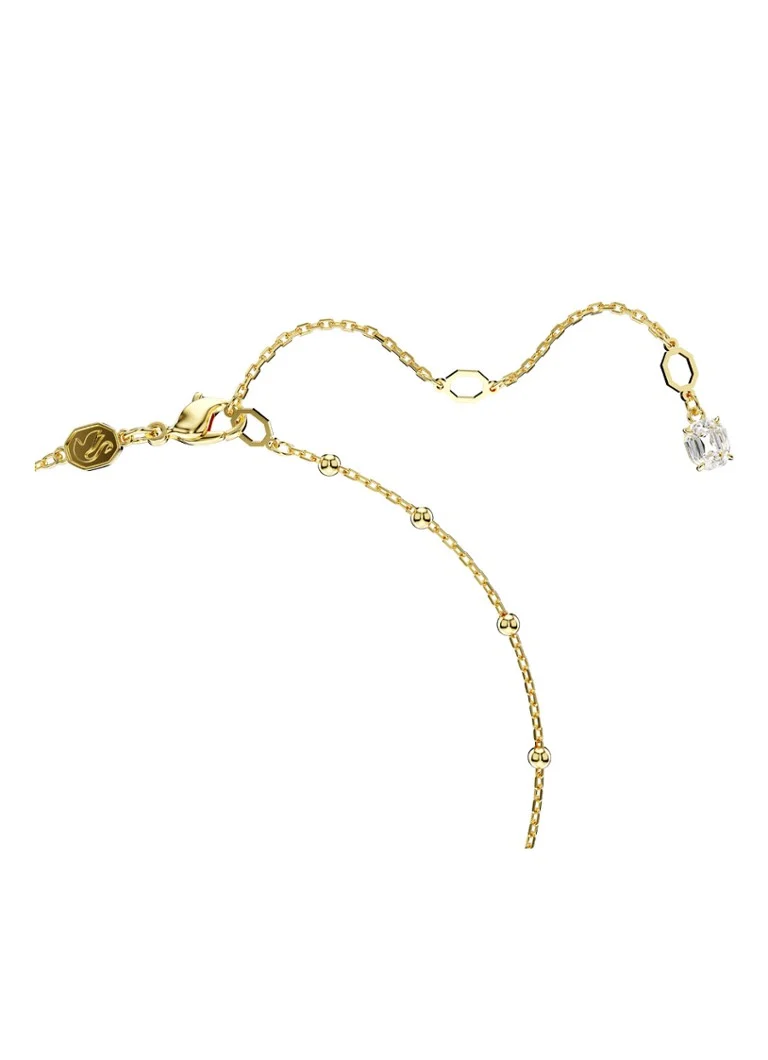 Κολιέ με επιχρυσωμένο κεχριμπάρι Swarovski