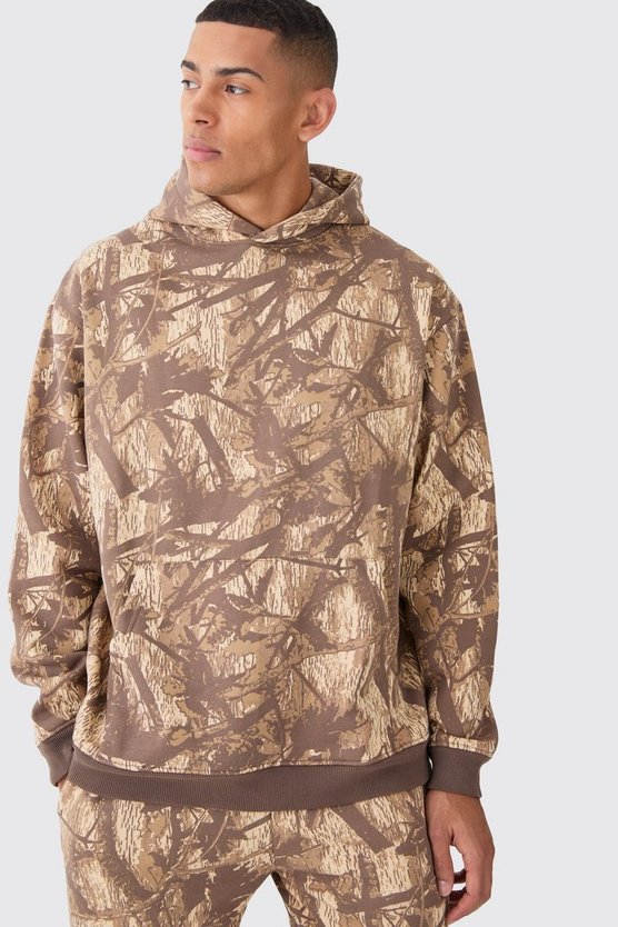 Oversize Camouflage Hoodie