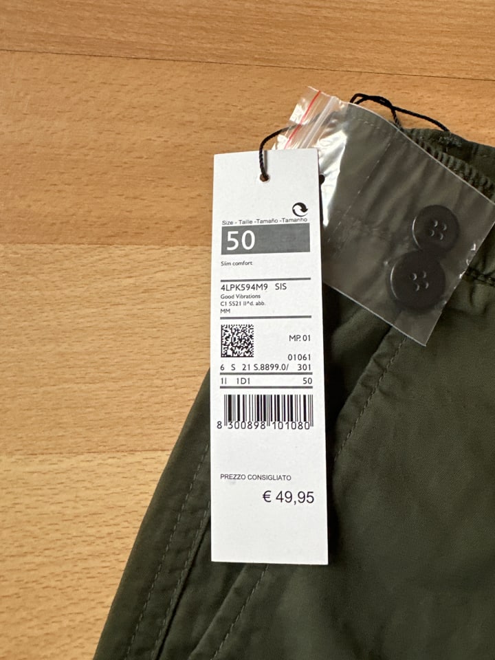 Sisley Cargoshorts in Khaki günstig kaufen 44