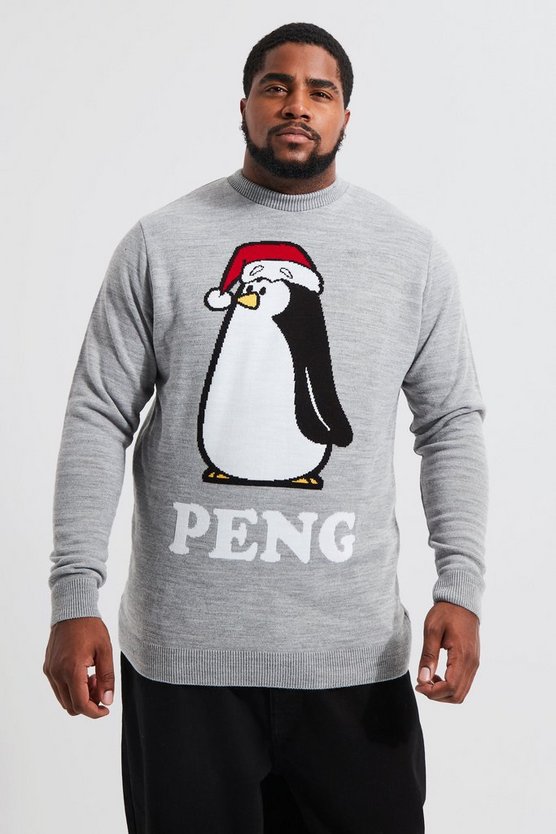 Plus Peng Novelty Weihnachtspullover