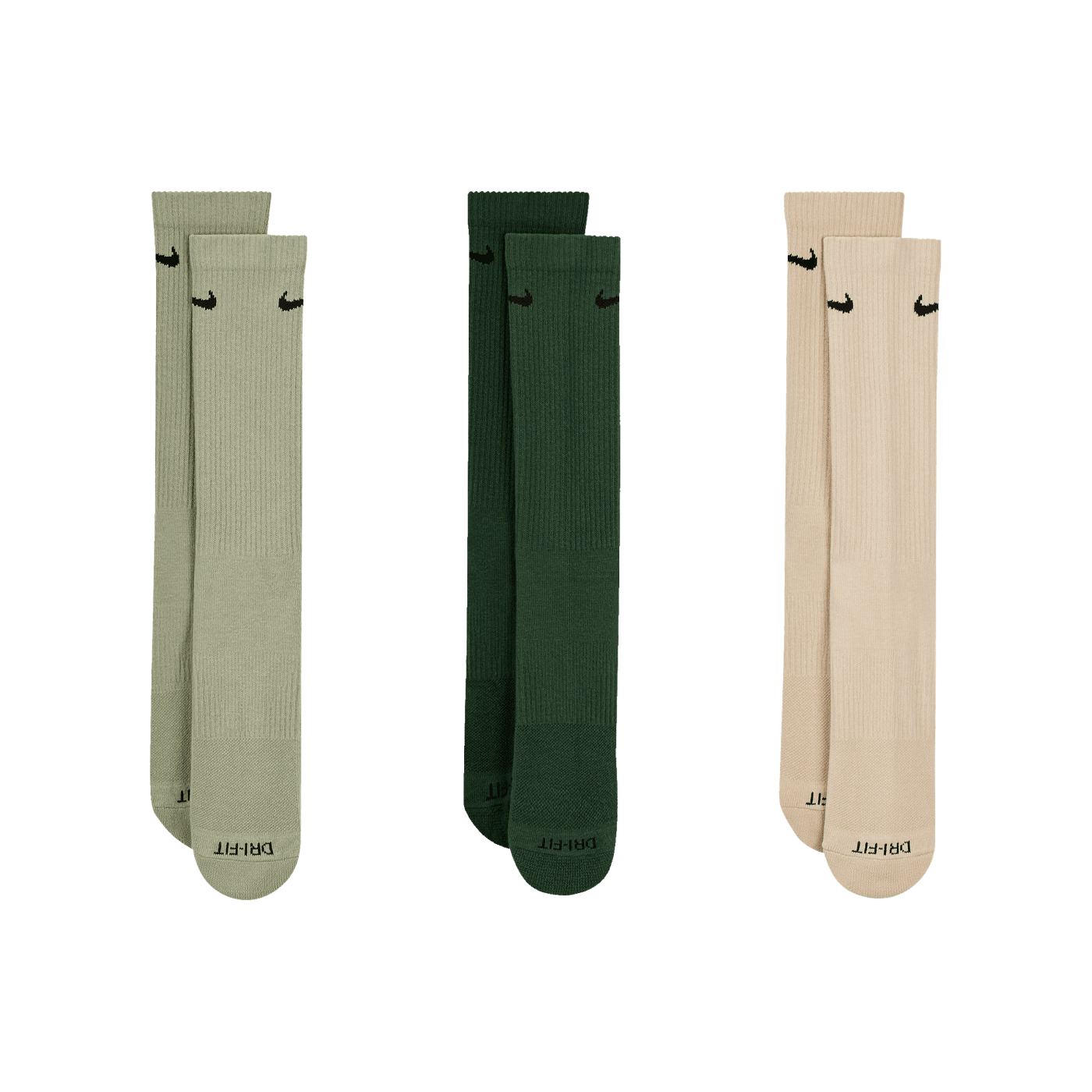 Nike Everyday Plush Cush Crew Socken Schwarz F964