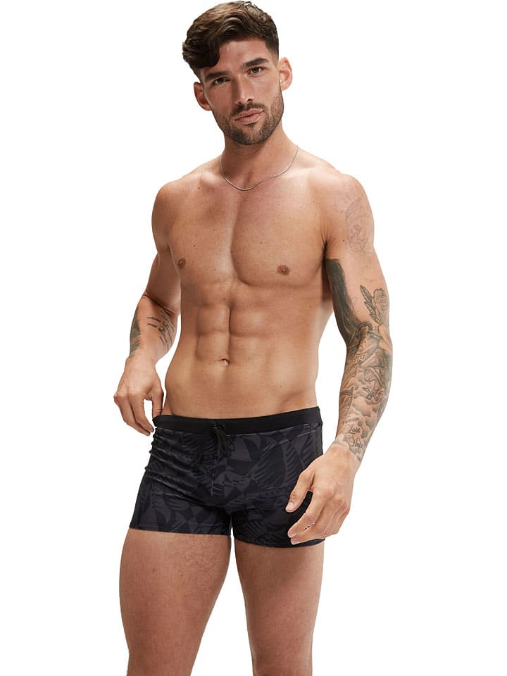 Speedo Badehose in Schwarz/ Grau günstig kaufen