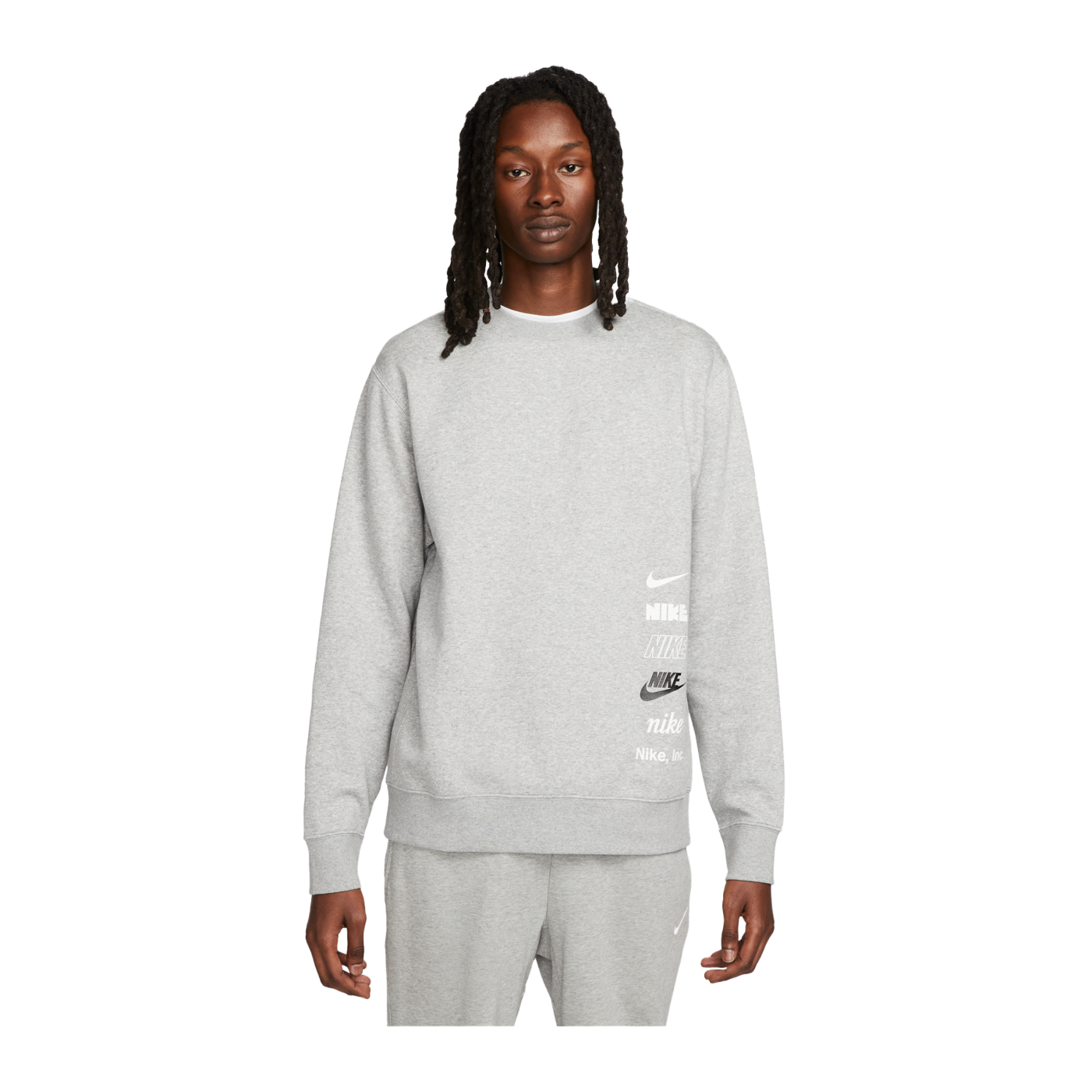 Nike Club Fleece Brushed Back Crew Sweatshirt F063
