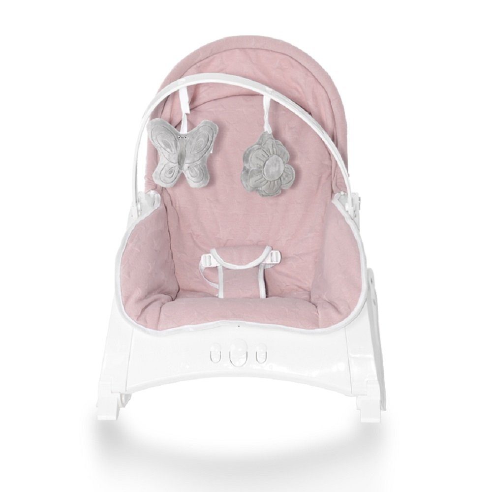 Lorelli Babywippe Baby Rocker, Babywippe ALEX 3 in 1, Tisch Vibrationsfunktion, 4 Melodien