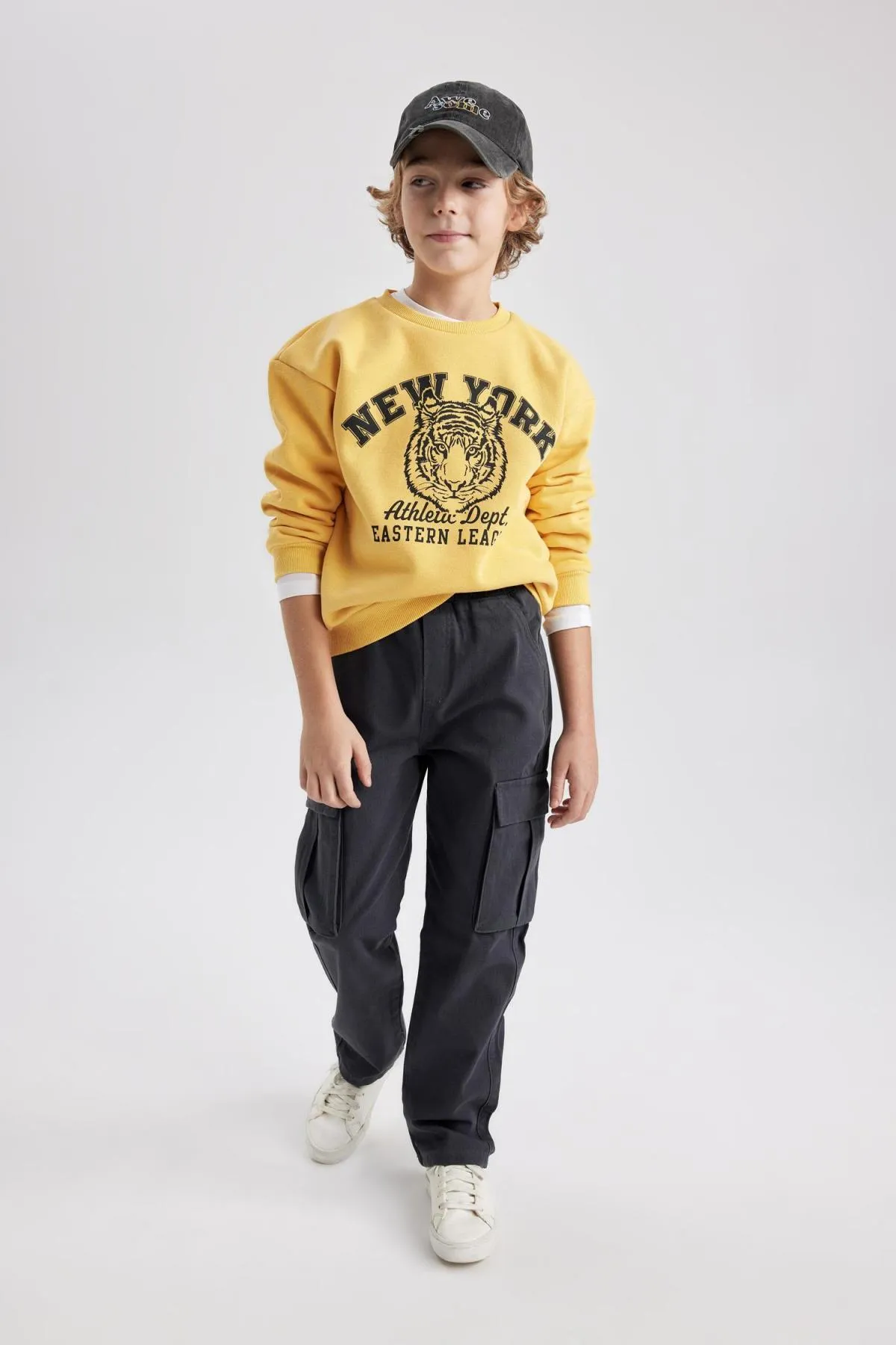 DeFacto  Cargo-Fit-Gabardine-Hose für Jungen