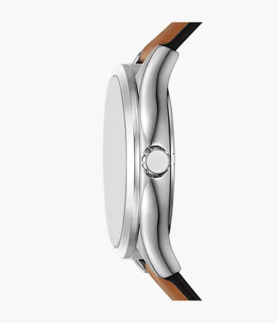 Fossil Outlet Uhr Fenmore 3-Zeiger-Werk Leder braun