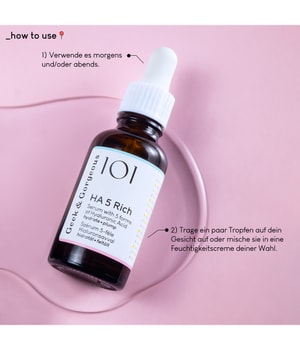 Geek & Gorgeous 101 HA 5 Rich - Serum with 5 forms of Hyaluronic acid Gesichtsserum-30 ml