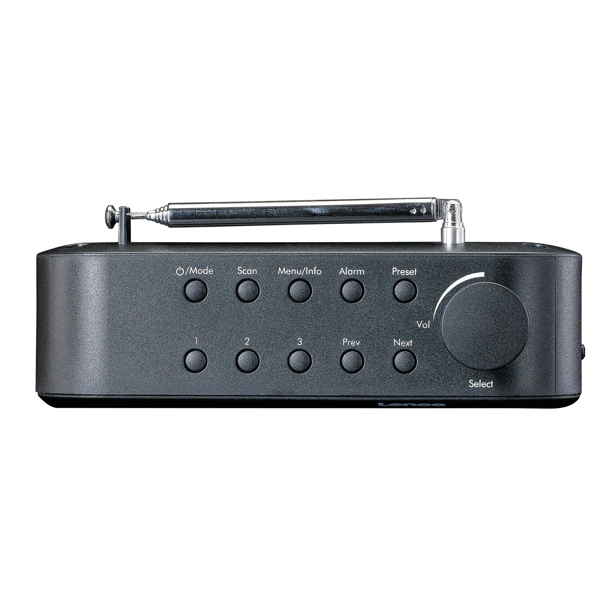 Lenco PDR-026BK Tragbares DAB+/FM-Radio