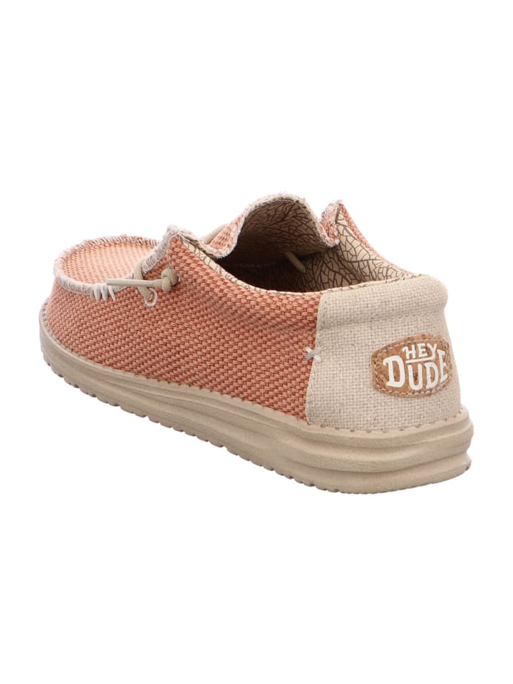 Hey Dude Mokassin Schnürschuhe in Orange günstig kaufen 41