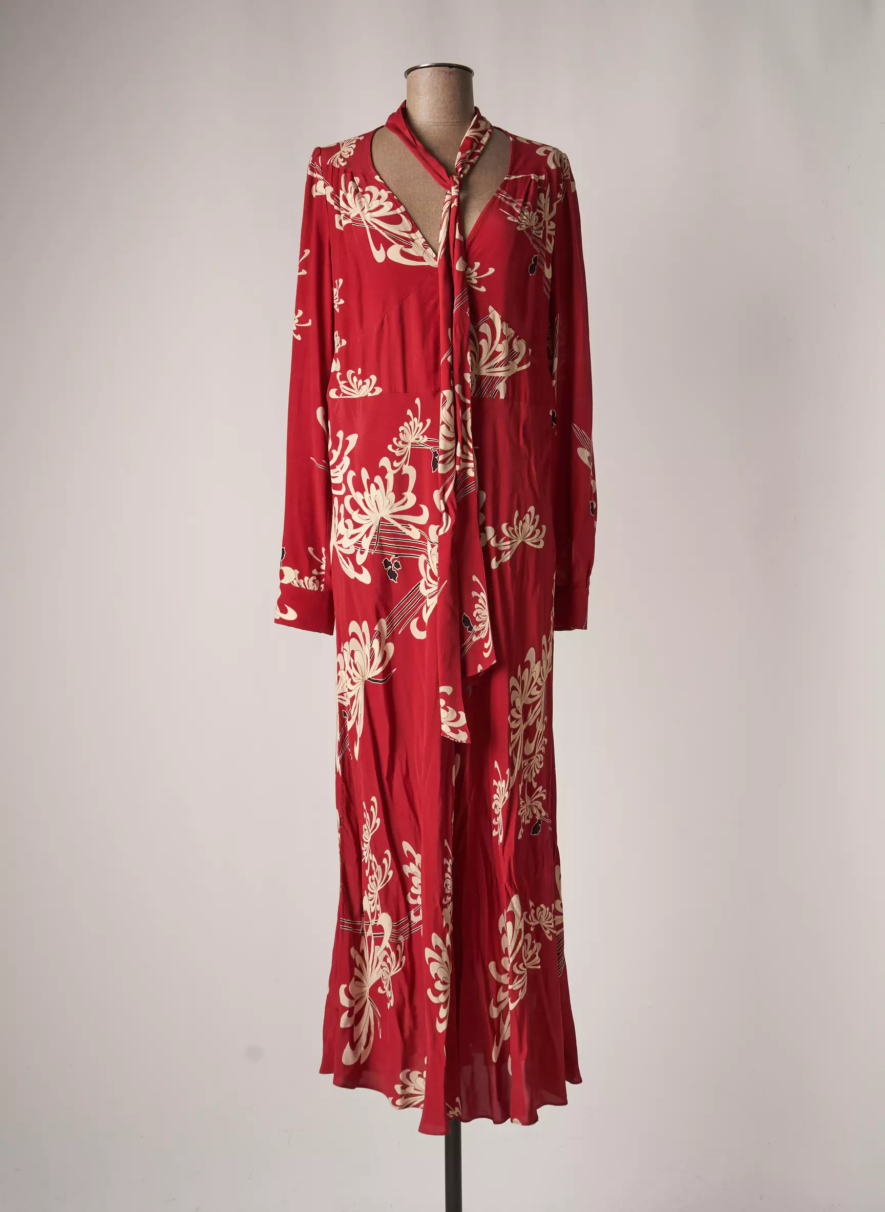 Mcq Robes Longues Femme couleur rouge