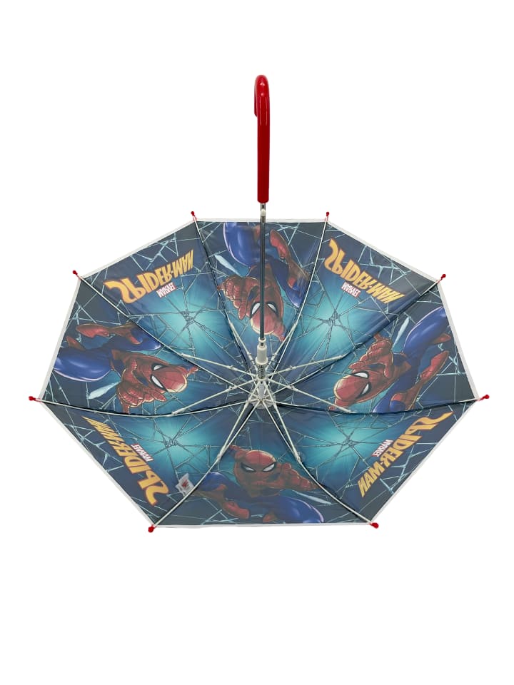 Spiderman Regenschirm in Blau günstig kaufen onesize