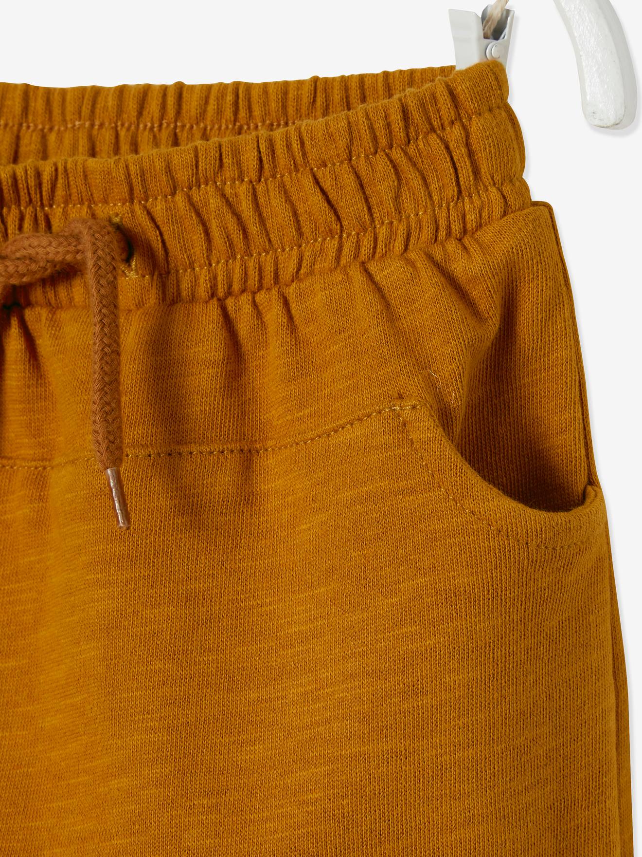 Pantalon molleton bébé garçon uni BASICS beige sable