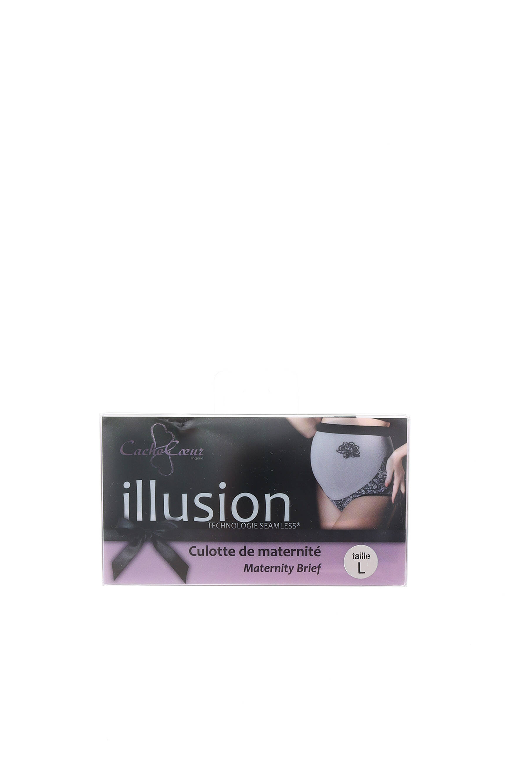 Cache Coeur Lingerie Maternite Femme couleur violet