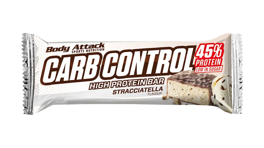 Body Attack Carb Control Proteinriegel Stracciatella 100 g