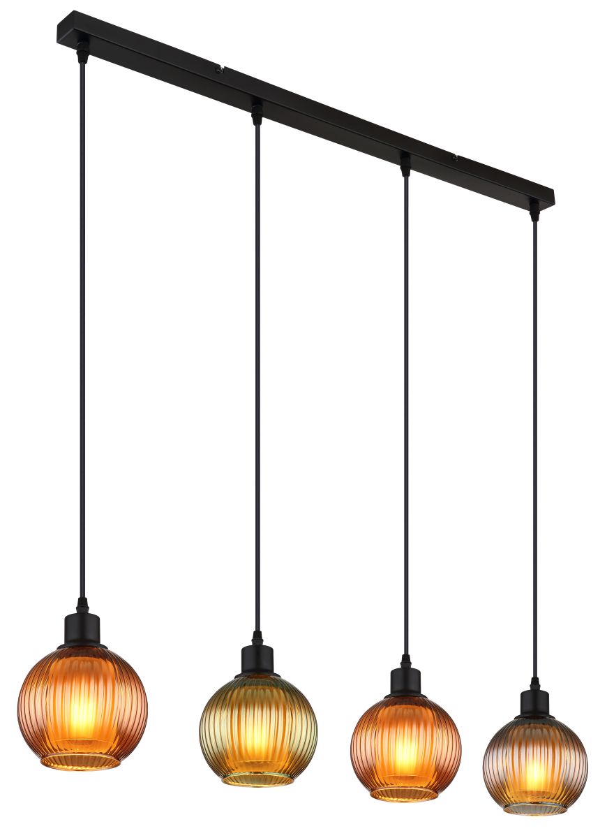 Globo 4-flg Pendelleuchte Zumba