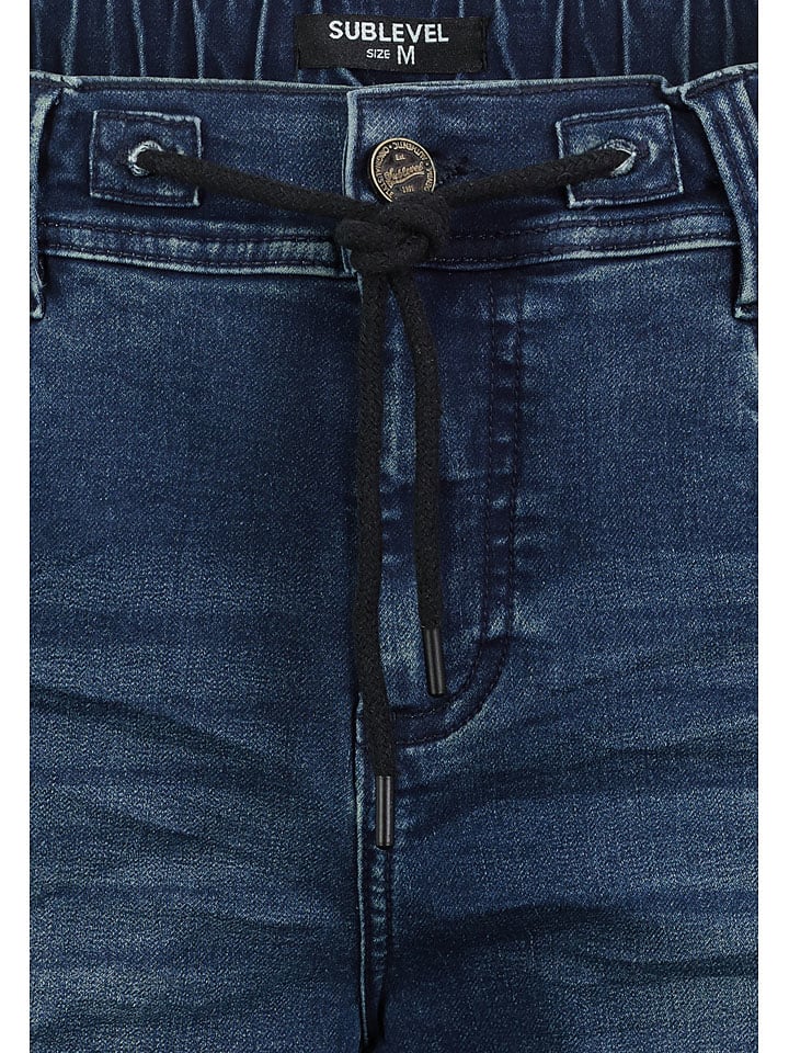 Sublevel Jeans-Bermudas in Dunkelblau günstig kaufen