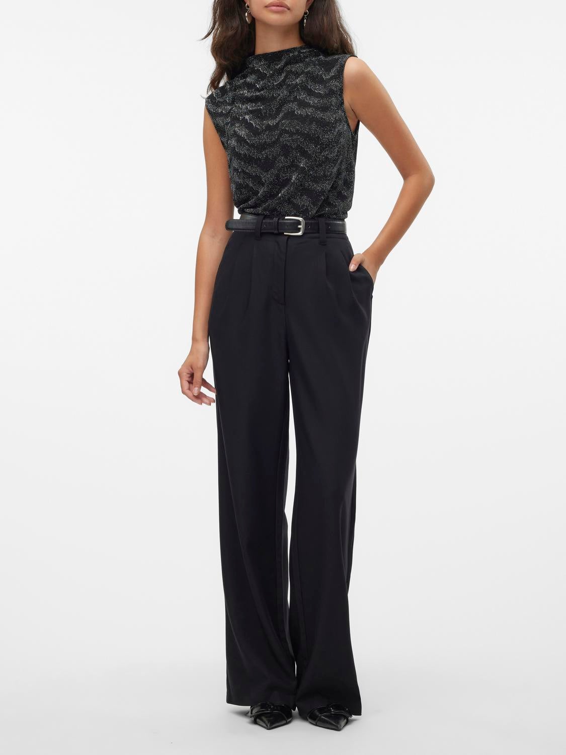 VMSELAH Hohe Taille Hose