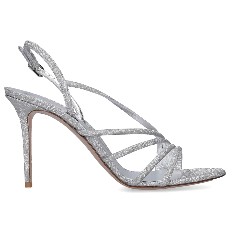 Le Silla - Sandalen SCARLET Textil - silber