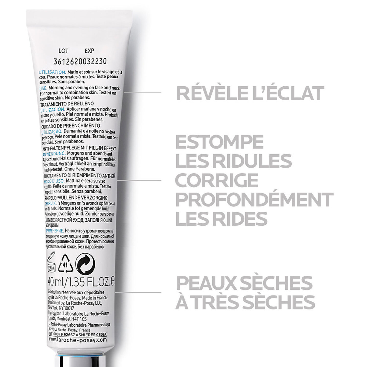 la roche-posay Redermic C Soin Anti-Age Peaux Sensibles 40 ml