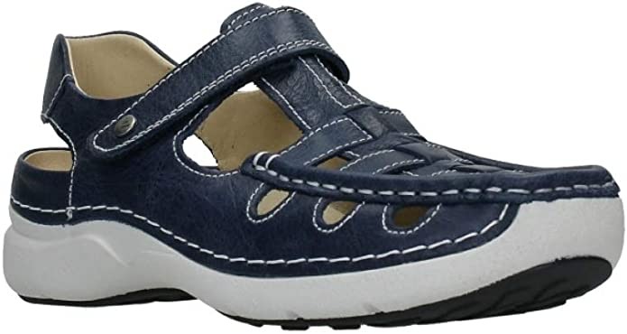 WOLKY Sportliche Slipper blau