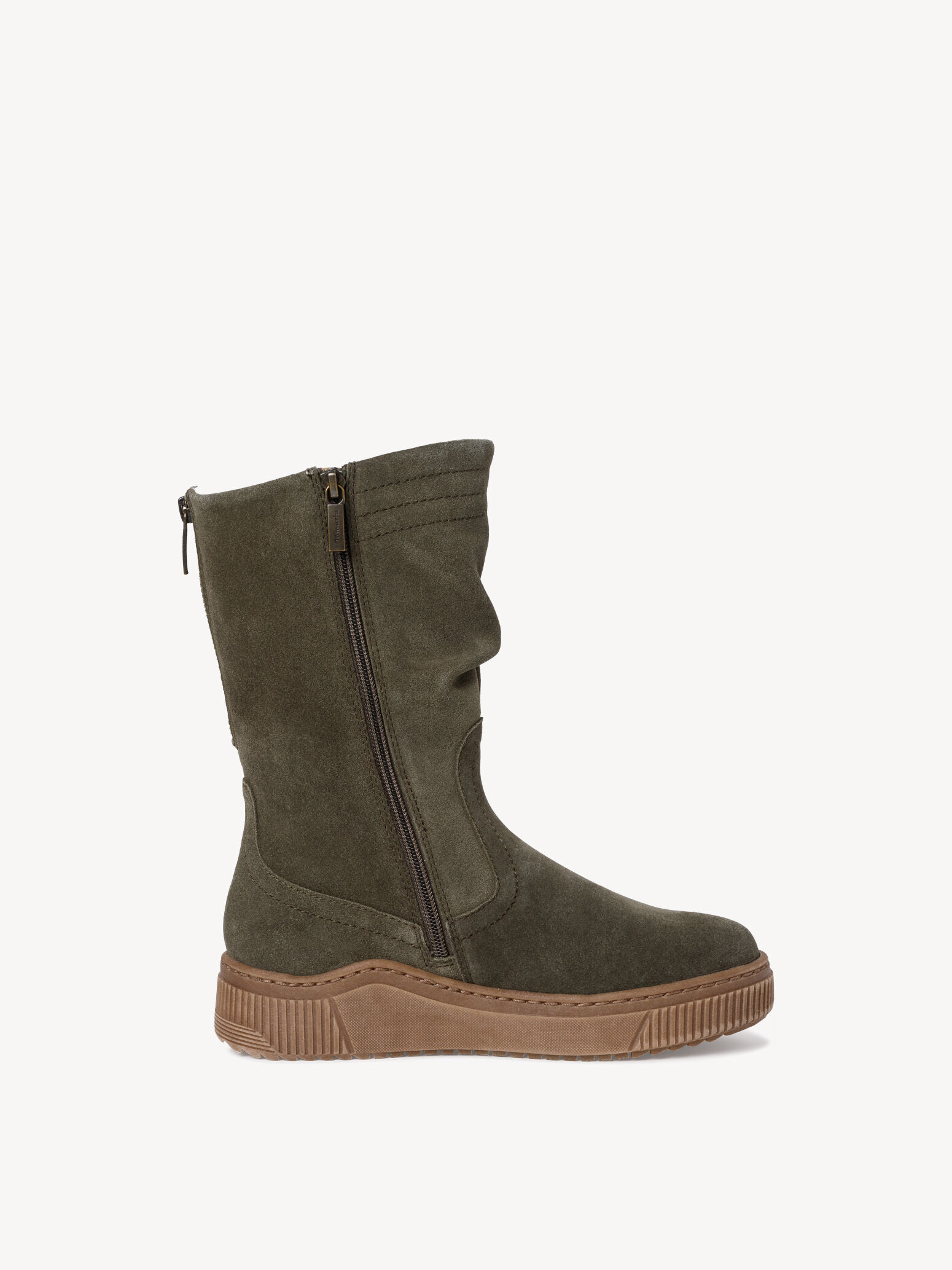 Bottine en cuir - vert