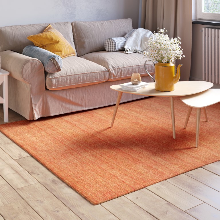 MyFlair Teppich Adelle 150cm x 80cm, Farbe Rost Rot, rechteck