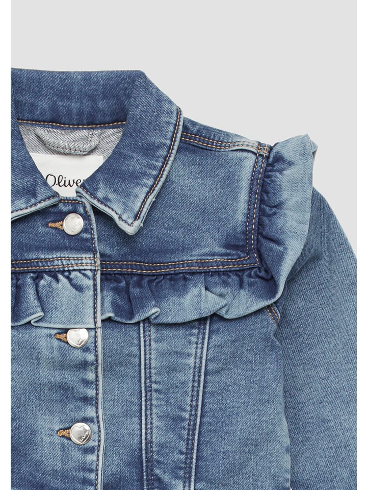 s.Oliver Indoor-Jacke langarm in Blau günstig kaufen