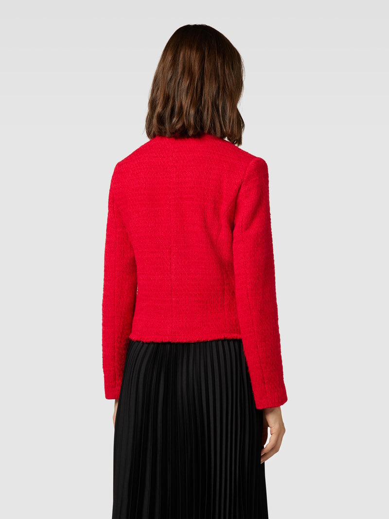 Blazer in Bouclé-Optik Modell 'WINTOUR' in rot