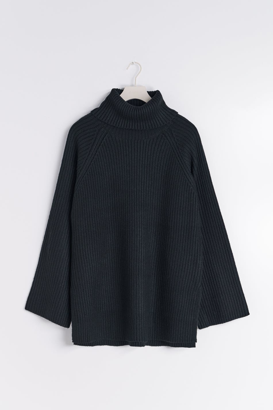 Roll-neck knitted sweater