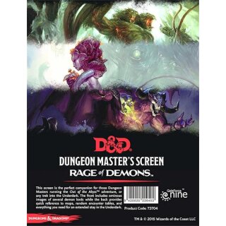 Dungeons & Dragons Rage of Demons DM Screen (EN)