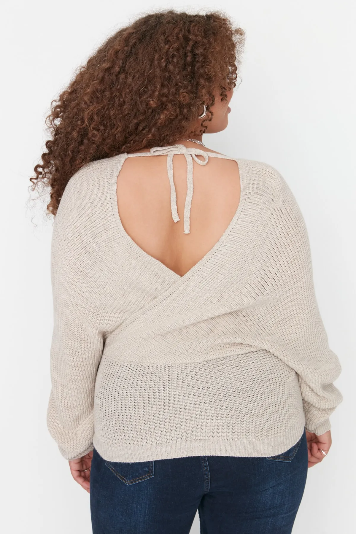 Trendyol Curve  Stone-Strickpullover
