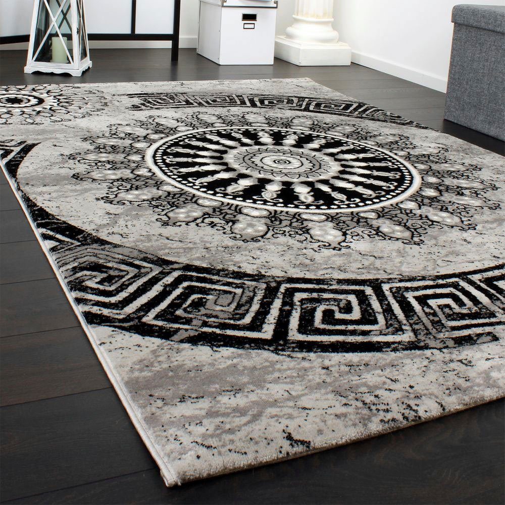 Teppich Tibesti 447, Paco Home, rechteckig, Höhe: 15 mm, Kurzflor, gewebt, Ornamente in dezenten Farbtönen