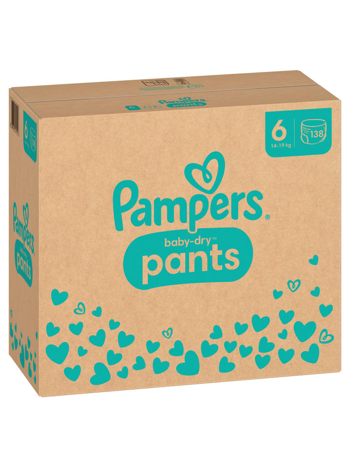 Pampers Pampers Baby-Dry Pants Größe 6, 138 Windeln, 13kg-19kg günstig kaufen 6