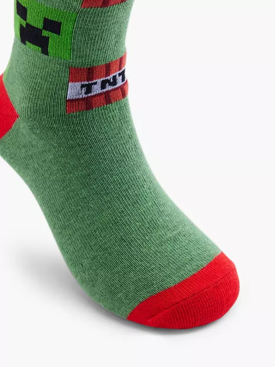 Minecraft 3er Pack Socken