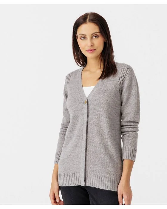 Gilet uni boutonné
