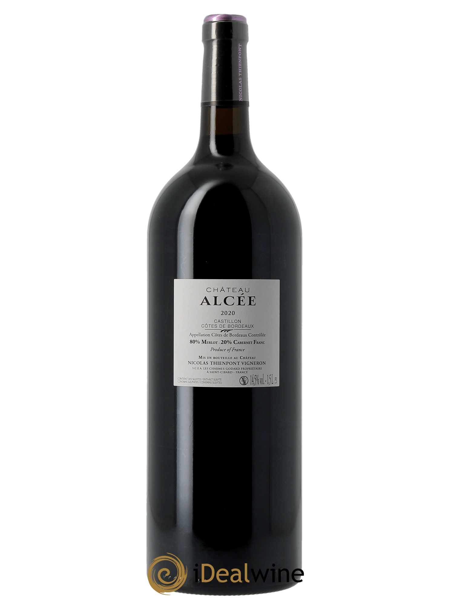 Château Alcée  2020 - Lot de 1 Magnum