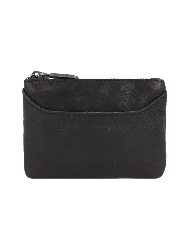 Cowboysbag Cabano Münzbörse Leder 12,5 cm in black günstig kaufen onesize