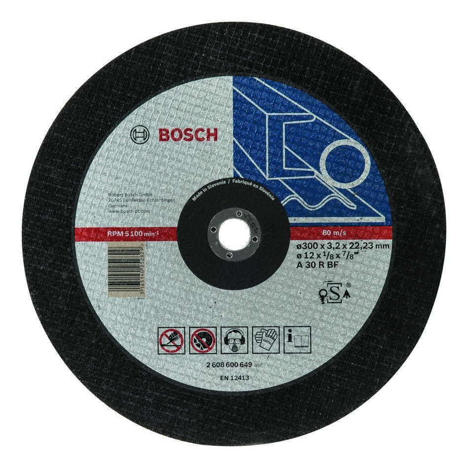 Bosch Blue Accessories 2608600649 Suora katkaisulaikka Expert for Metal A 30 R BF, 300 mm, 3,2 mm
