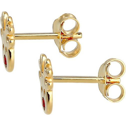 Elli Ohrringe Kinder Rentier Kristalle 925 Silber