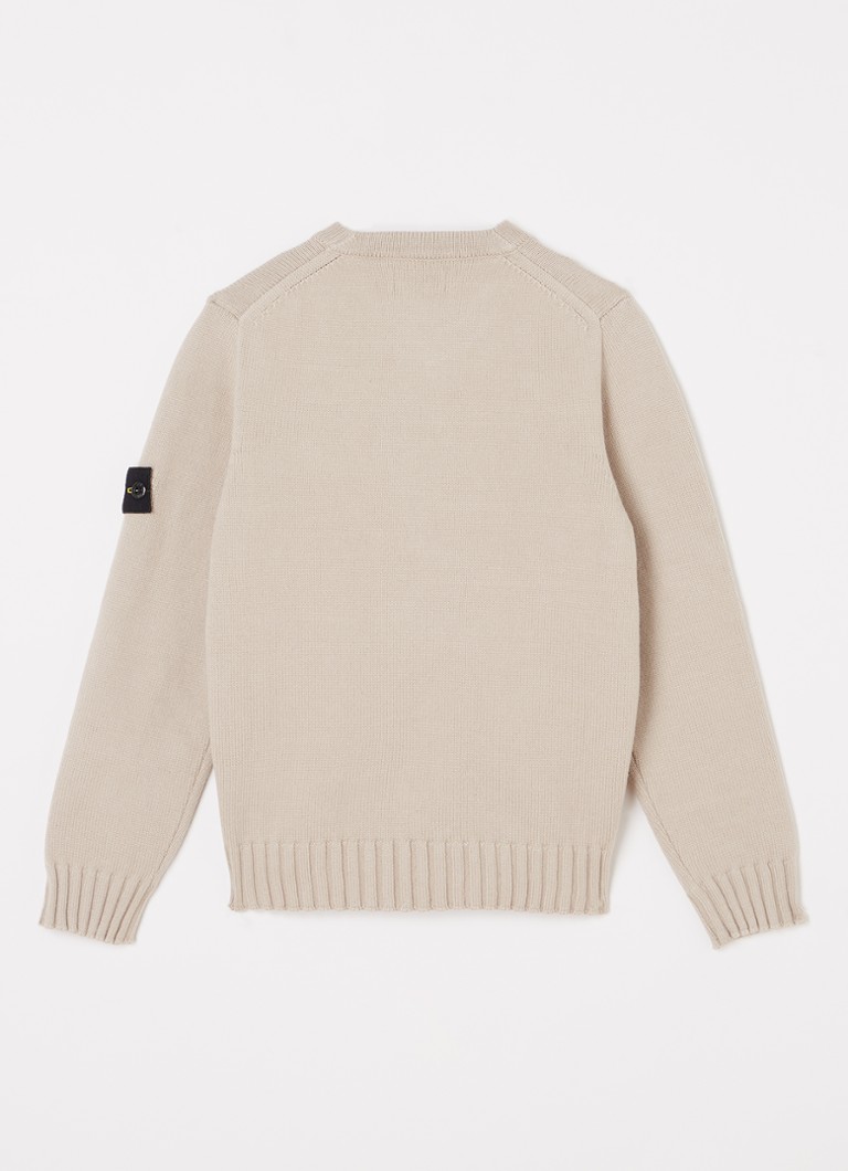 Sweter Stone Island 515A2 z cienkiej dzianiny z logo