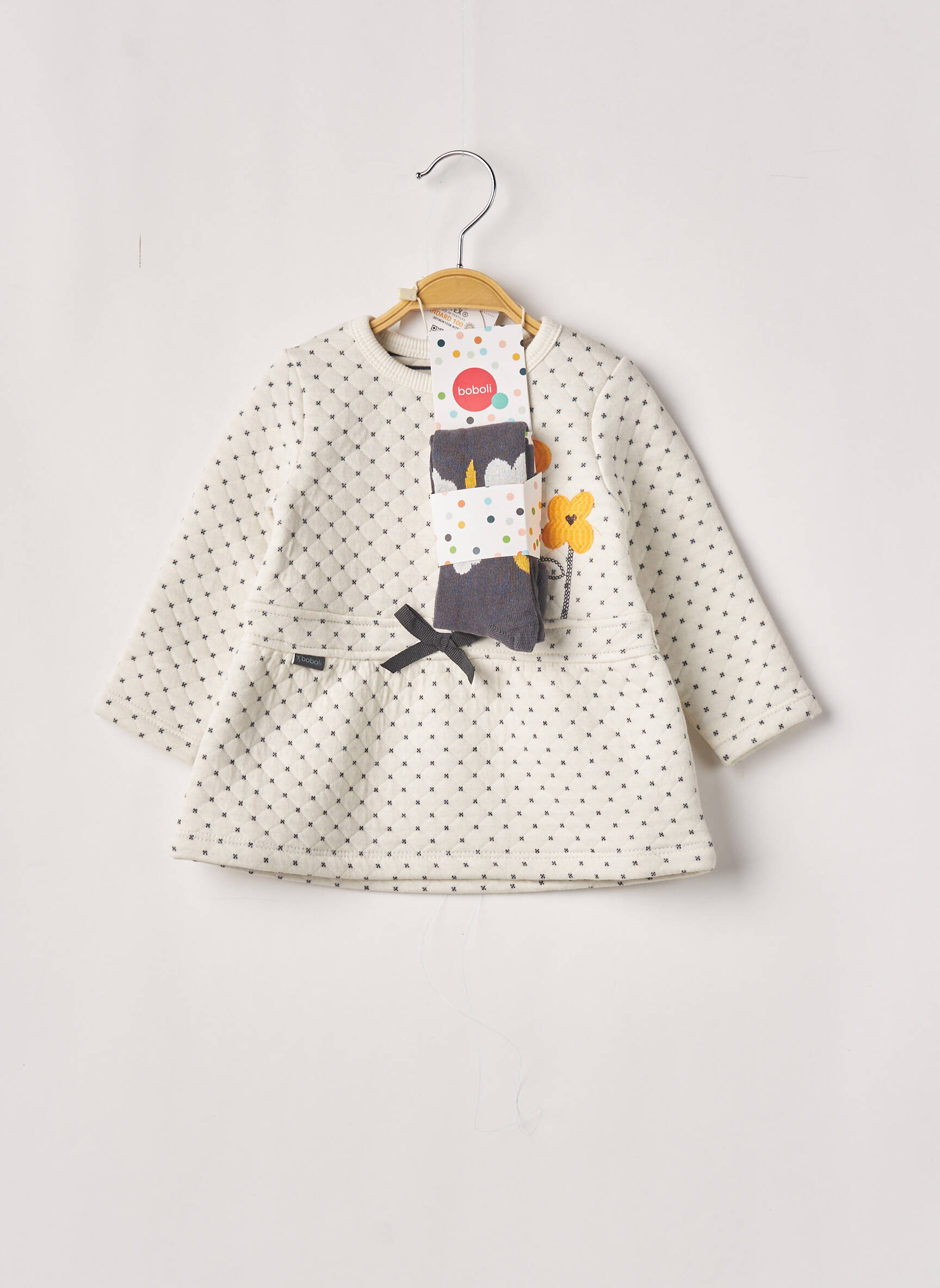 Bobli Robes Mi Longues Fille couleur blanc