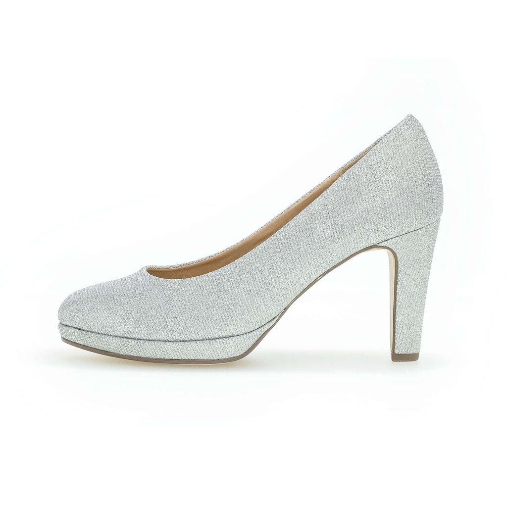 Gabor fashion Plateau Pumps silber